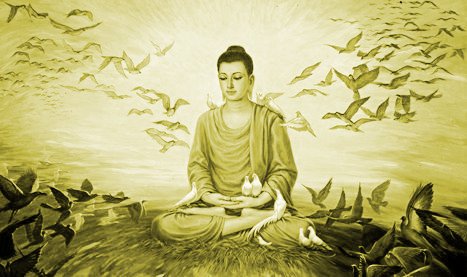 buddha-in-the world - Nagarjuna's in praise of worshipping sentient beings - satvaaraadhana stave