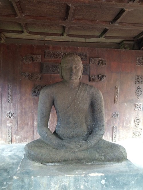 Ancient Buddha statue of Kerala from Karunagapalli kept in Krishnapuram palace Museum, Kayamkulam