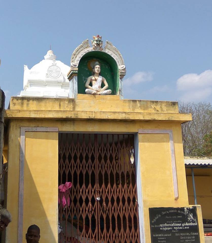 The Temple for Buddha built next to the Aravayee Amman Kovil, Mangalam for keeping the ancient Buddha statue there.