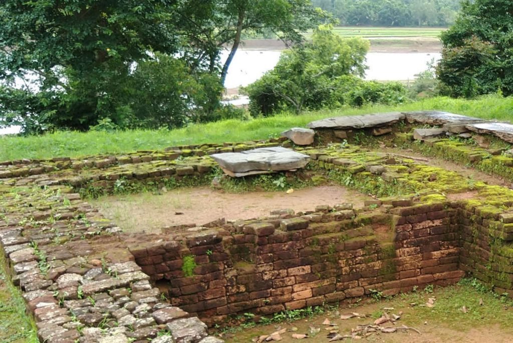 Remains of a Jain Basati at Banavasi, Karnataka
