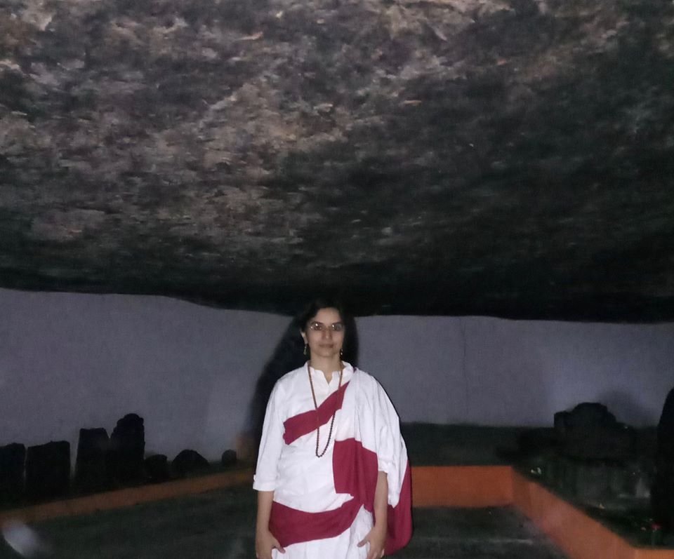 Inside the Kallesvara cave in Kalya, Magadi near Bangalore.