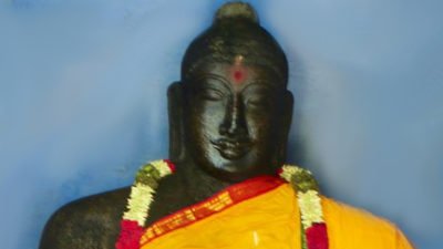 Buddha statue at Thiyaganur, Salem, Tamil Nadu