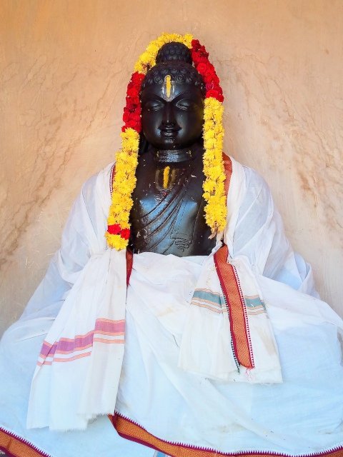 New Buddha statue at Padavedu, Tiruvannamalai